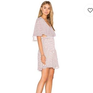 NWT Faithfull Alto Striped Cut Out Dress 4 Small